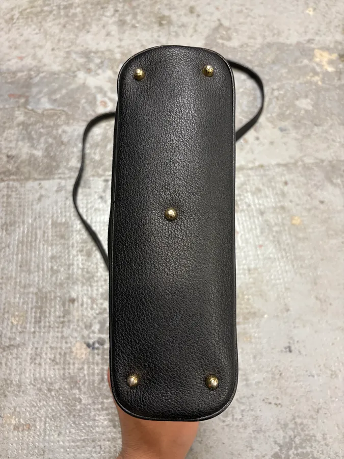 FW2006 Gucci Black Suede Bamboo Handle Bag - Image 10