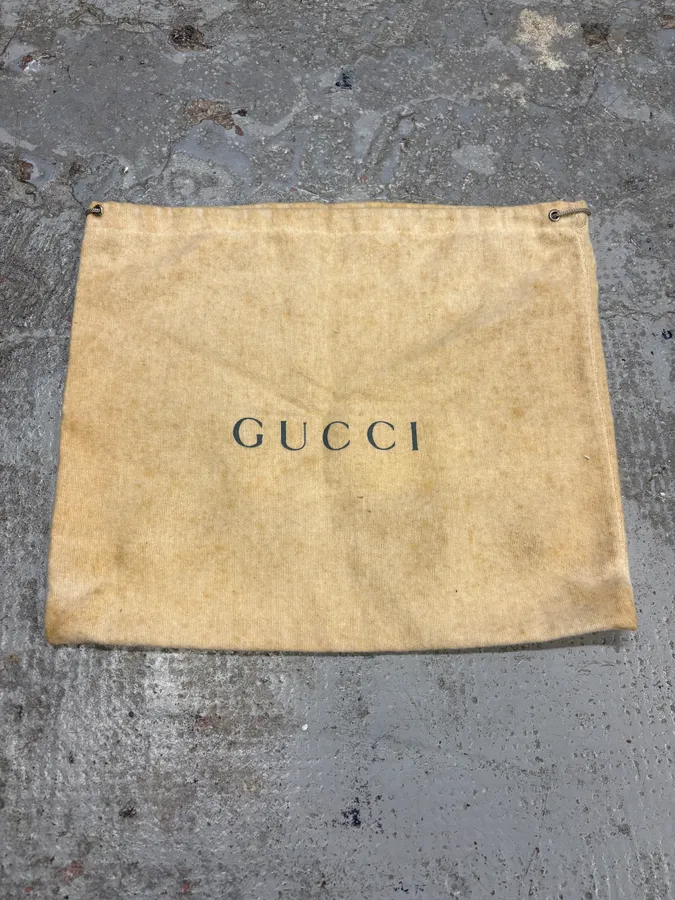 FW2006 Gucci Black Suede Bamboo Handle Bag - Image 14