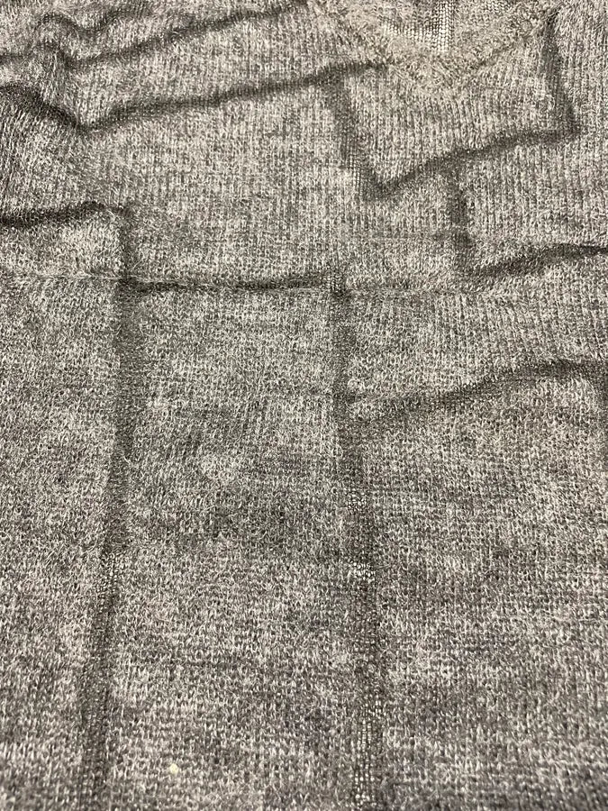 Gianni Versace Transparent Geometry Grey Sweater - Image 6