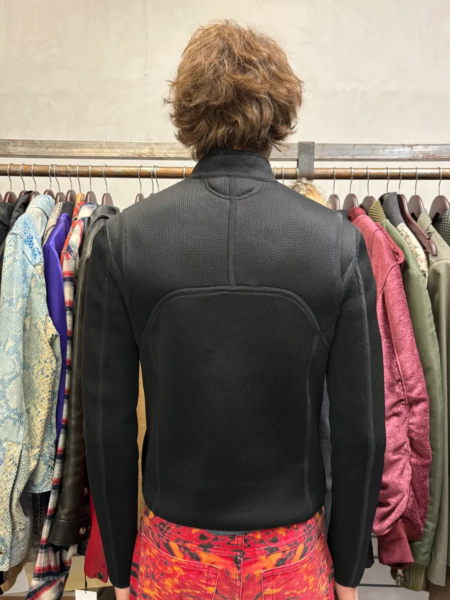 Helmut Lang Jacket & Vest Black Biker Combo - Image 4