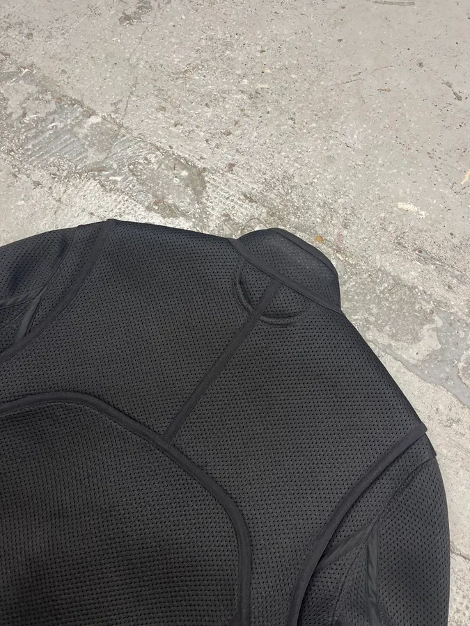 Helmut Lang Jacket & Vest Black Biker Combo - Image 8