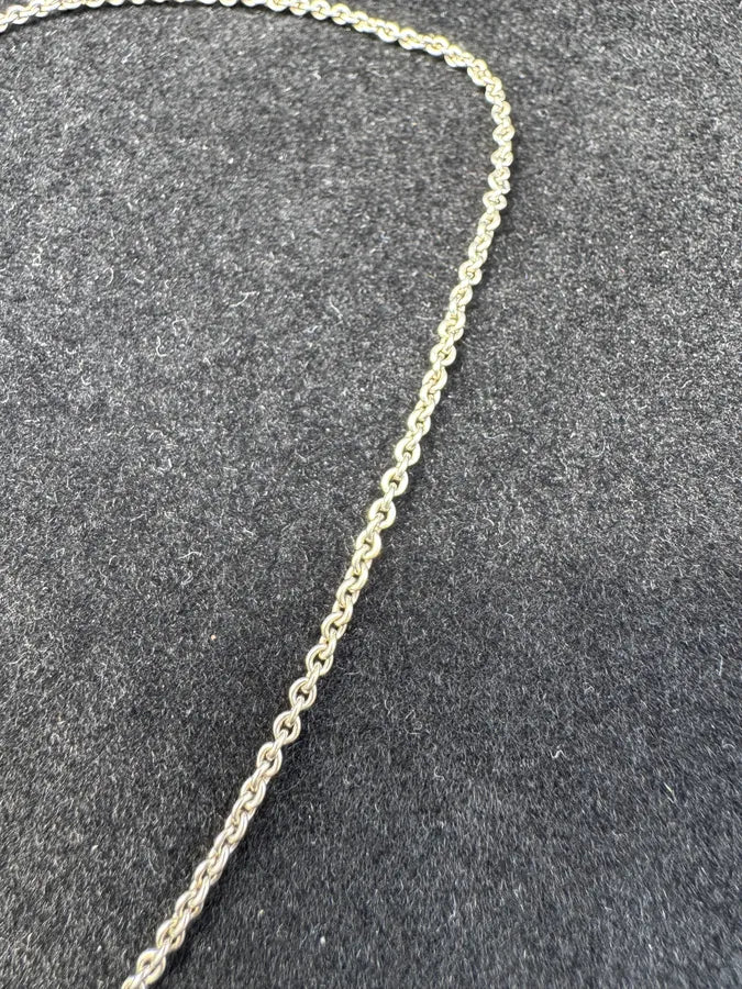 Hermès Silver 925 Broken Heart Pendant Signature Necklace - Image 10