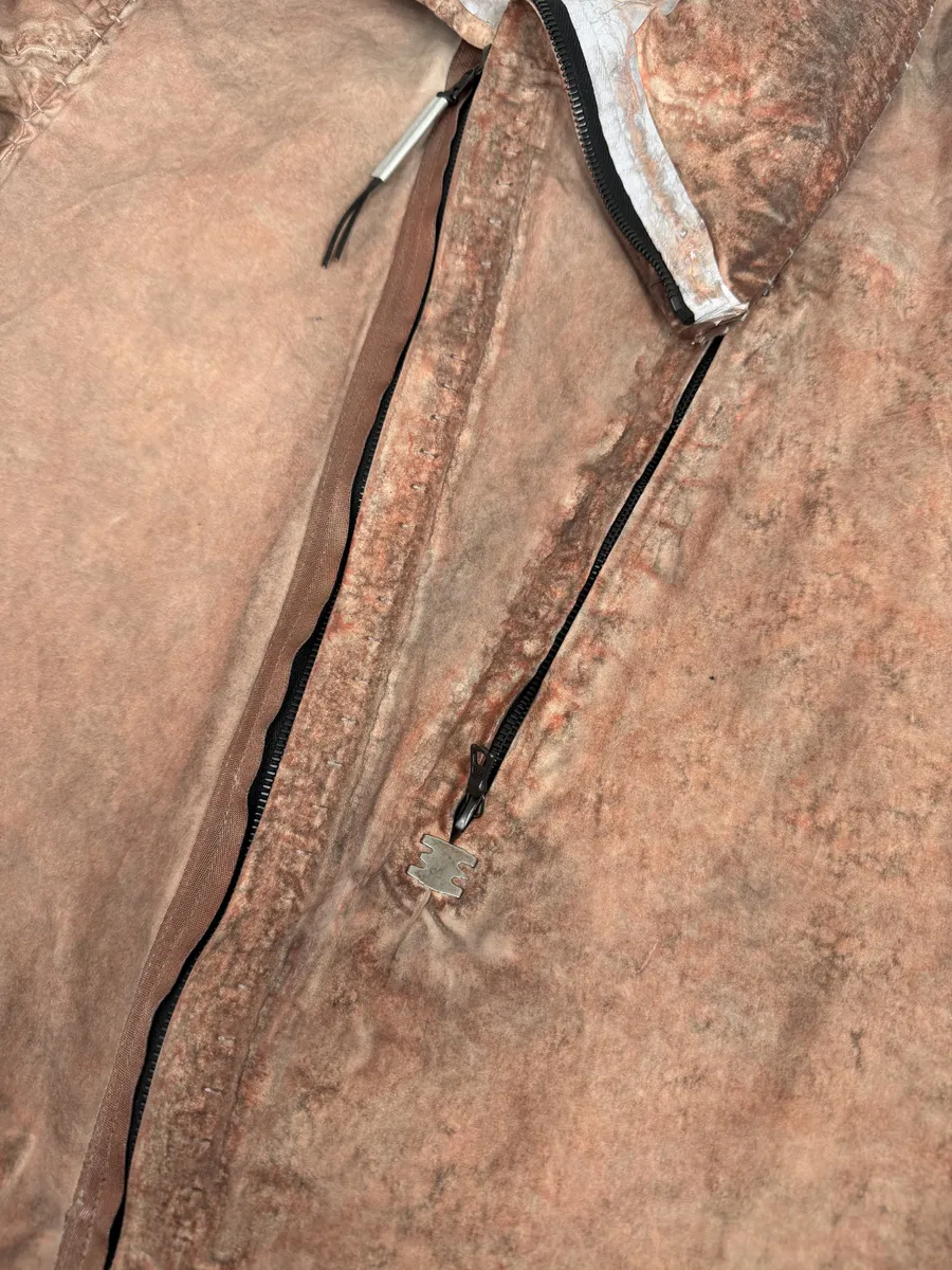 Isaac Sellam Avant-Garde Rouille Asymmetrical Leather Jacket - Image 12