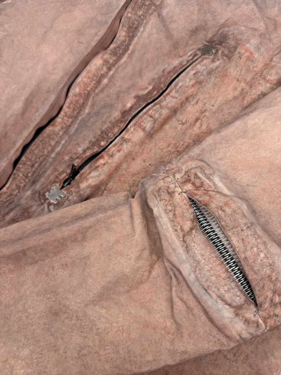 Isaac Sellam Avant-Garde Rouille Asymmetrical Leather Jacket - Image 13