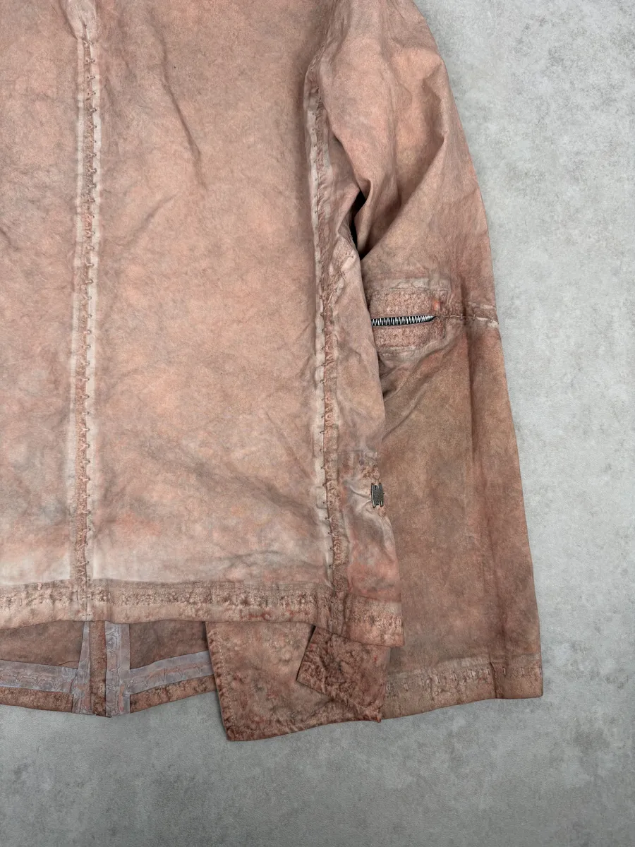 Isaac Sellam Avant-Garde Rouille Asymmetrical Leather Jacket - Image 16