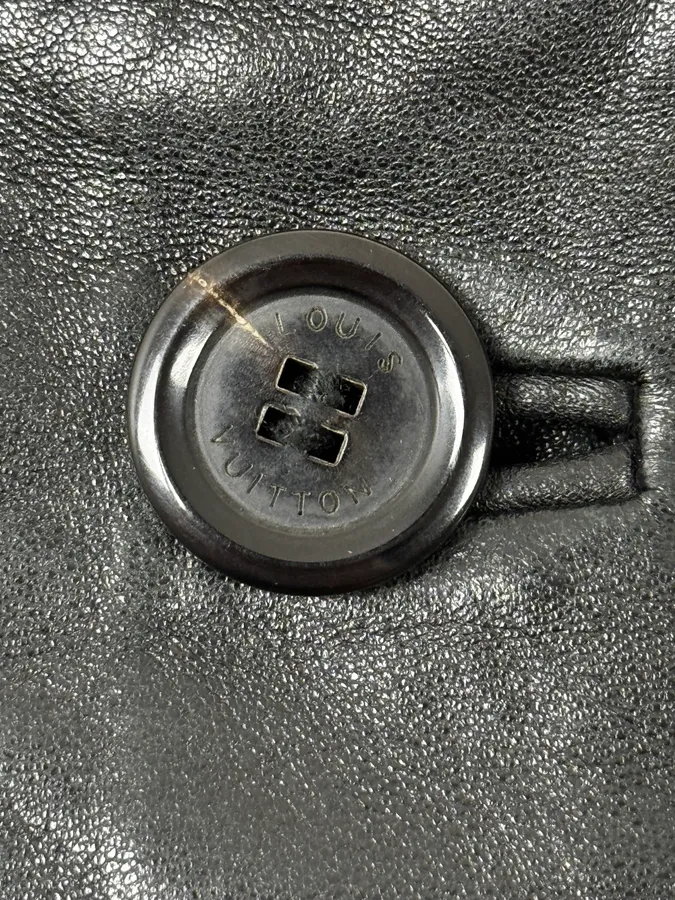 Louis Vuitton Black Premium Biker Leather Jacket - Image 11