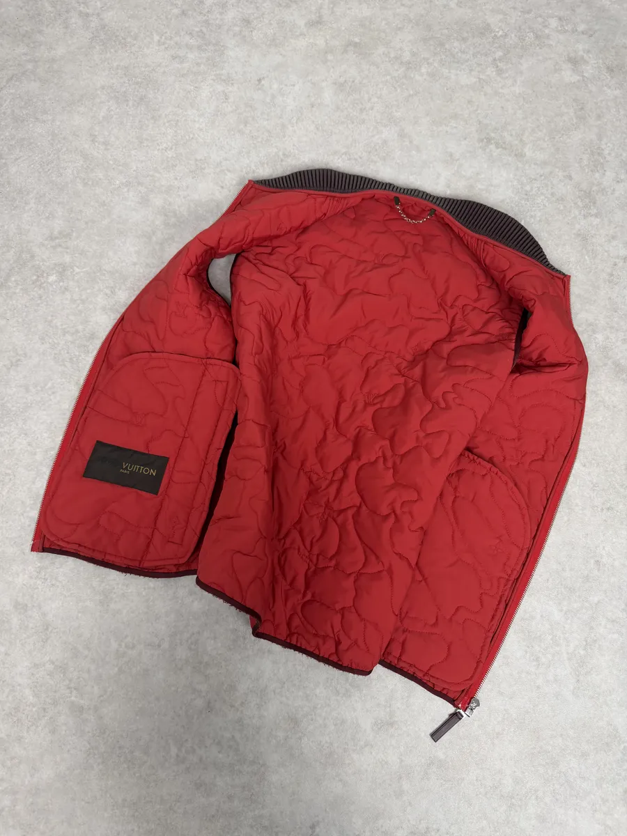 Louis Vuitton Red Abstract Camo Vest - Image 10