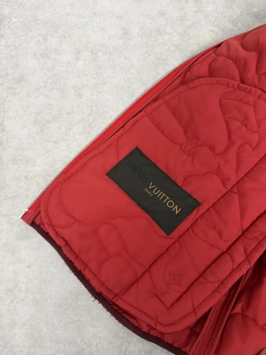 Louis Vuitton Red Abstract Camo Vest - Image 11