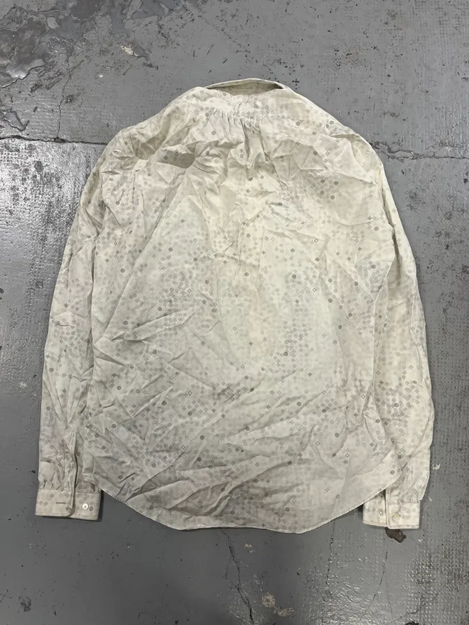 Louis Vuitton White Detailed Abstract Shirt - Image 6
