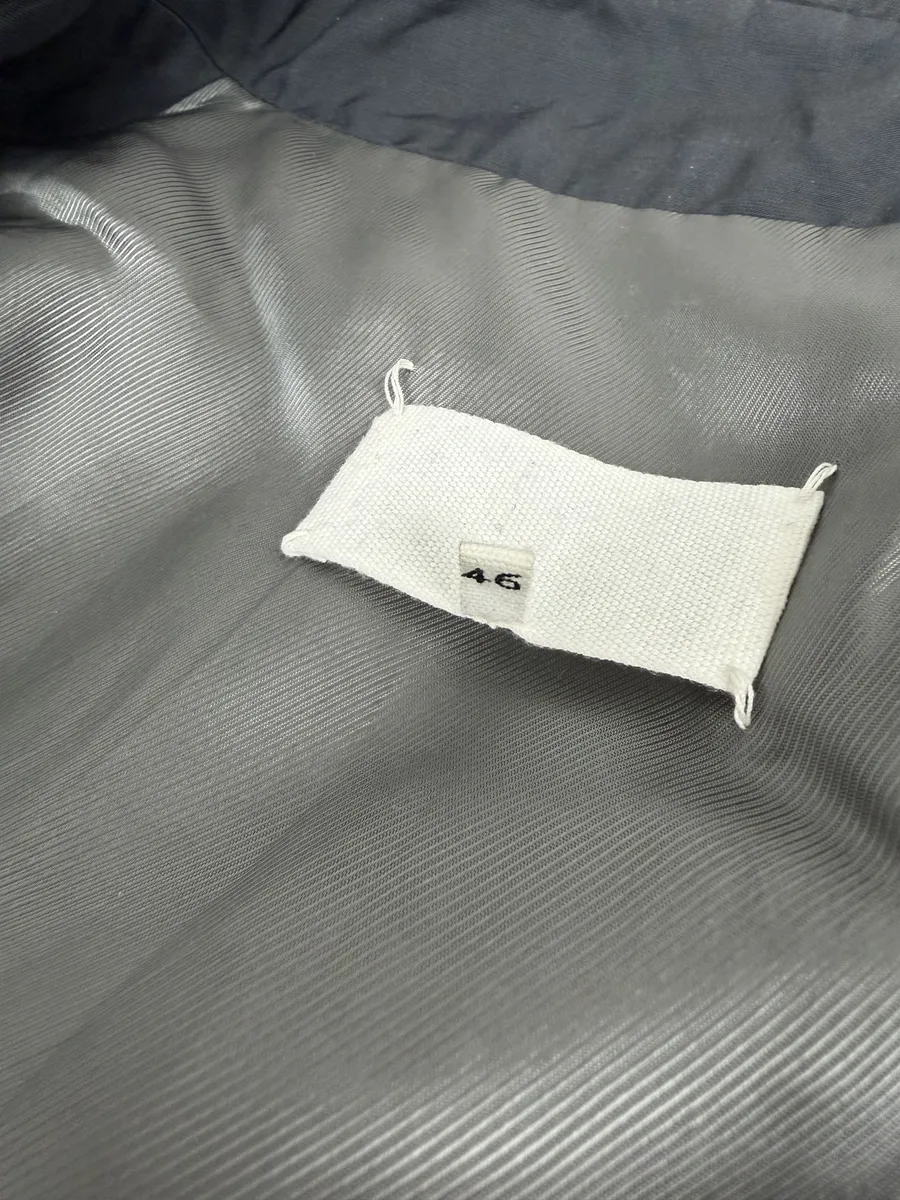 Maison Margiela Grey Sample Destructured Ripped Trench Coat - Image 7