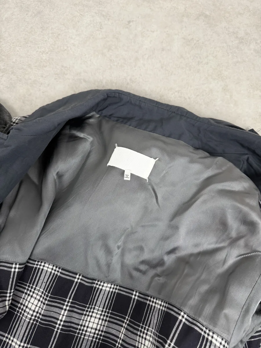 Maison Margiela Grey Sample Destructured Ripped Trench Coat - Image 8