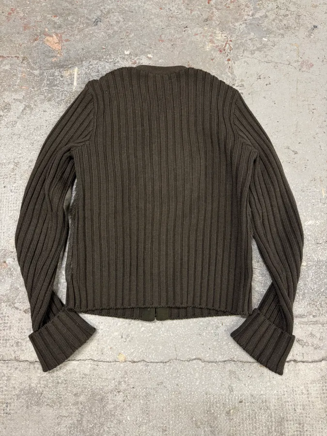 Moschino Black Fur Wool Buttoned Longsleeves - Image 7