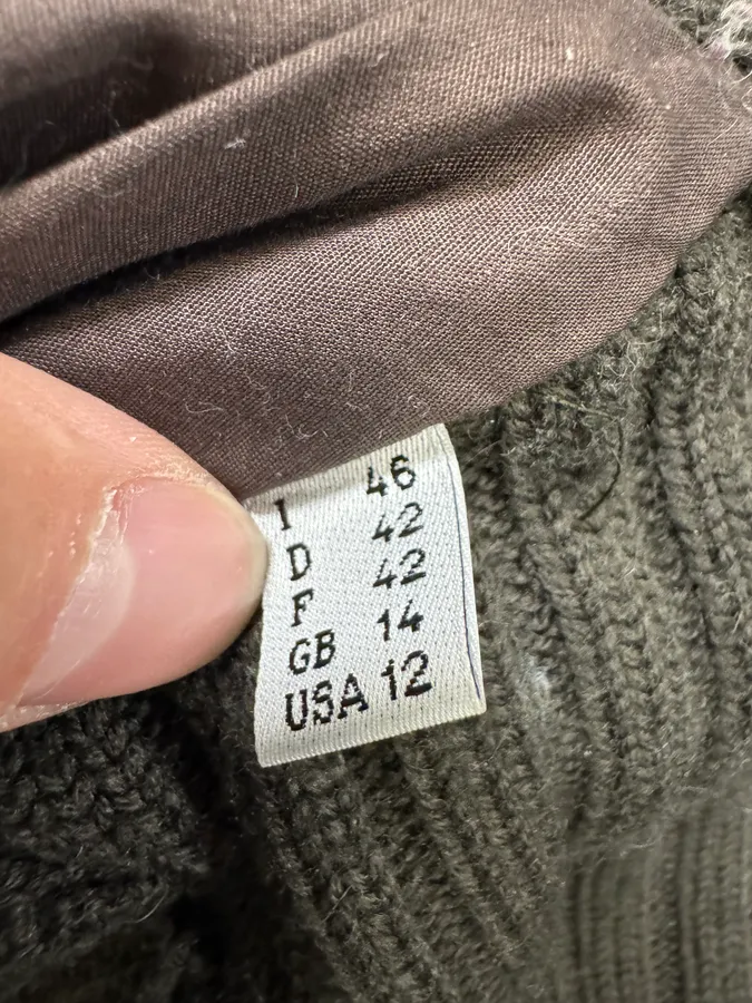 Moschino Black Fur Wool Buttoned Longsleeves - Image 8