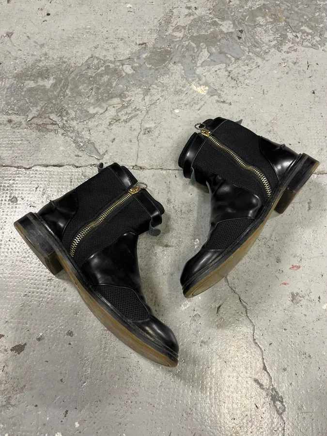Paul Smith Black Leather Hybrid Boots - Image 3