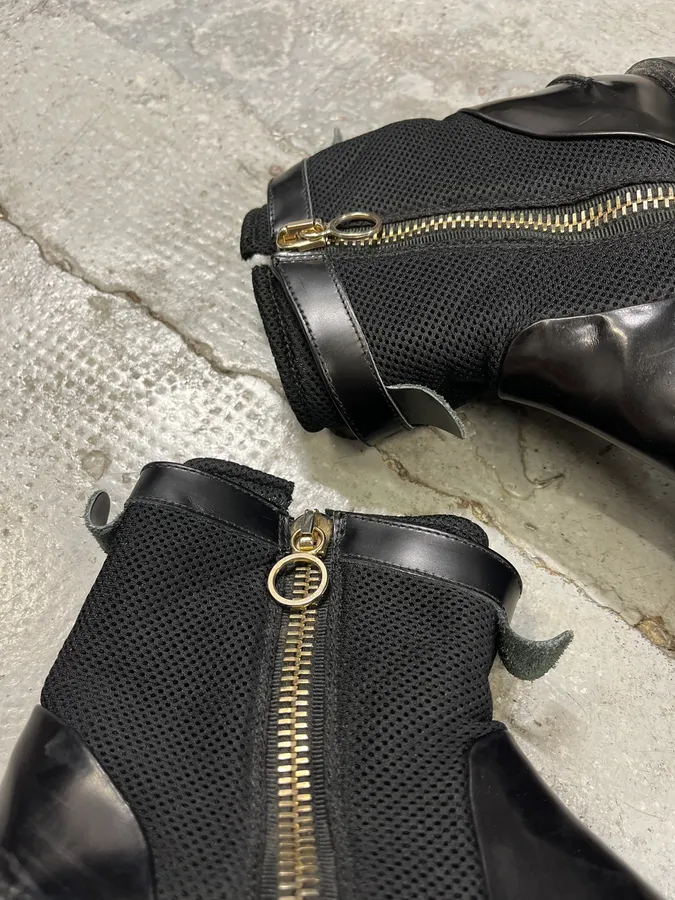 Paul Smith Black Leather Hybrid Boots - Image 4