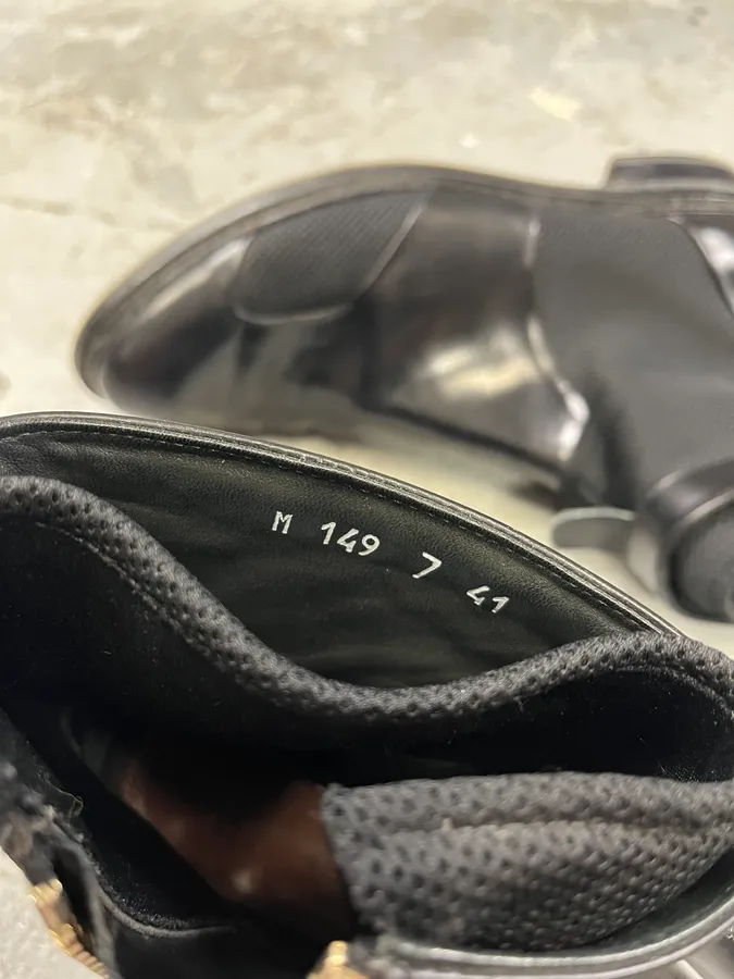 Paul Smith Black Leather Hybrid Boots - Image 9