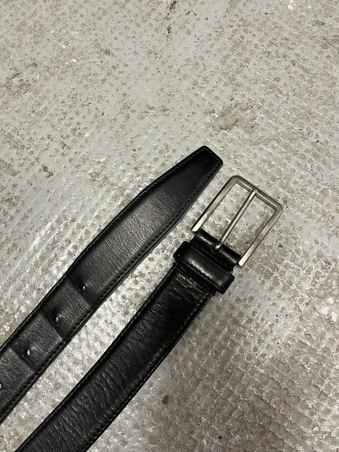 Prada Black Leather Belt - Image 4