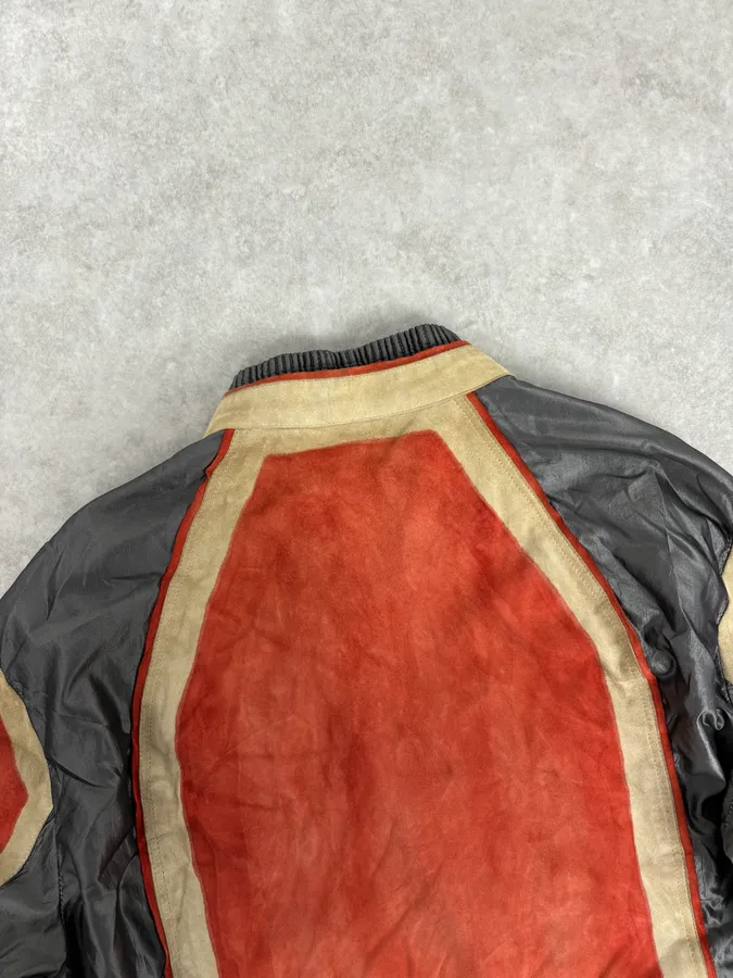 Roberto Cavalli Biker Suede Calf Leather Jacket - Image 6