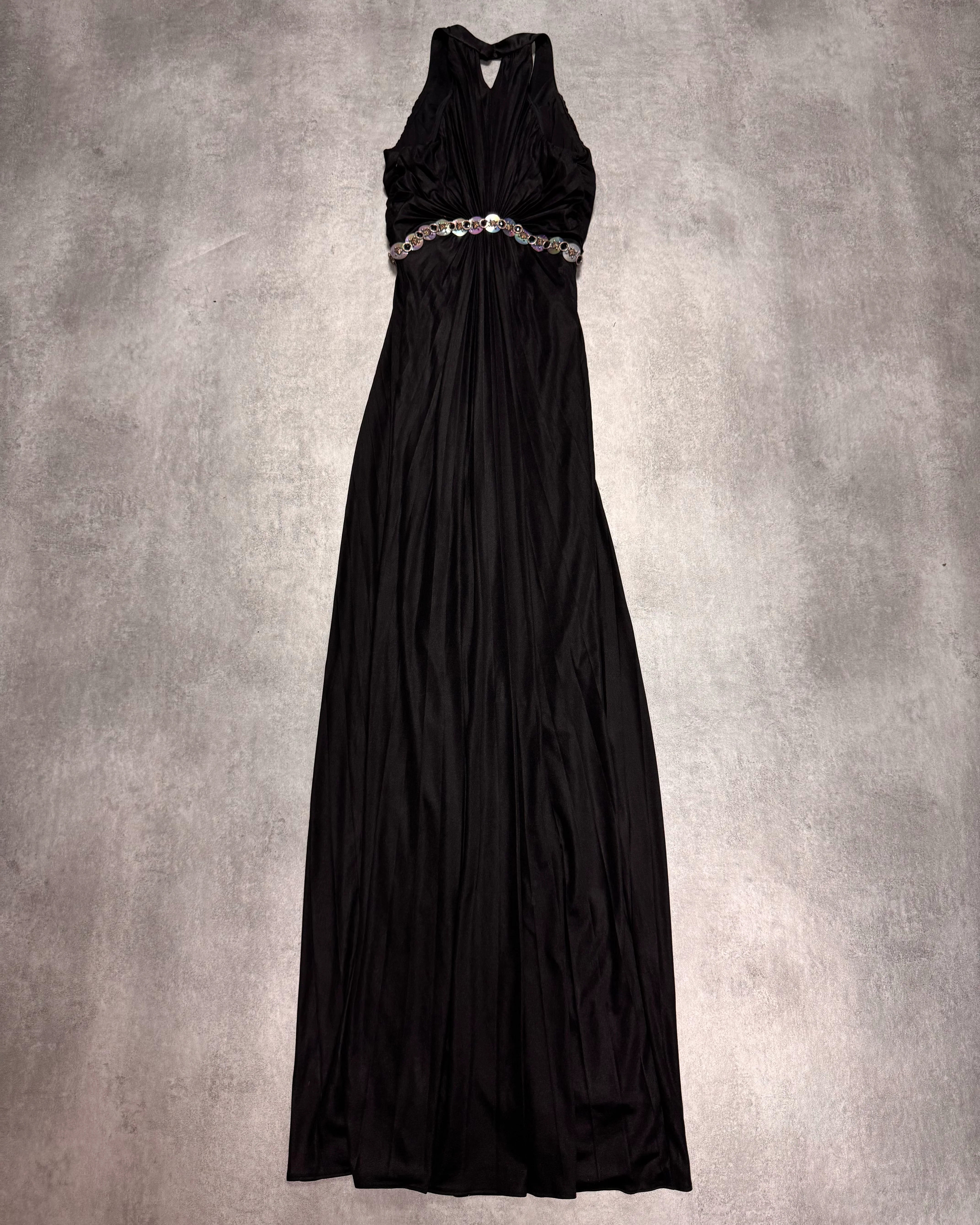 Roberto Cavalli Class Black Long Dress - Image 4