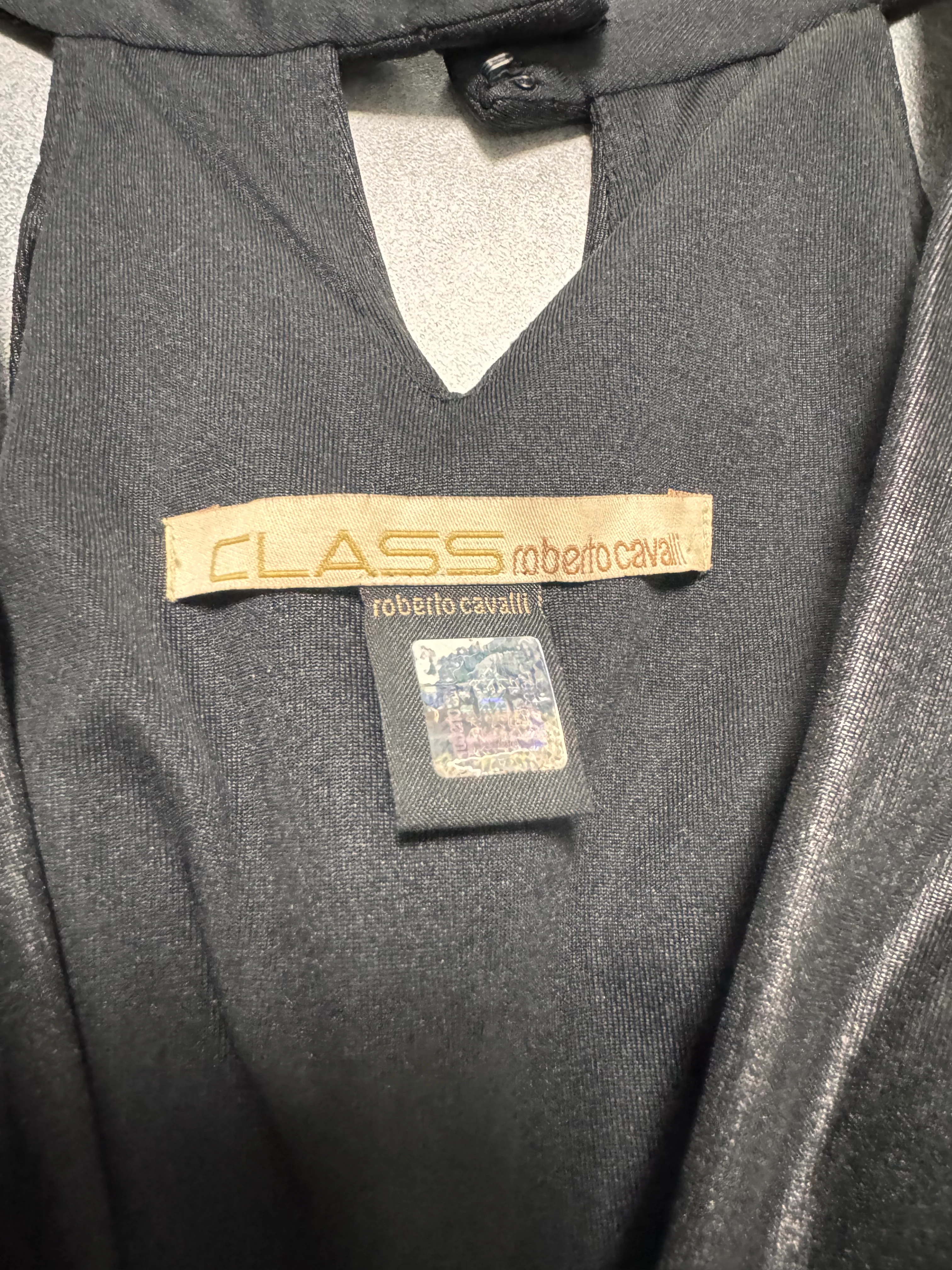 Roberto Cavalli Class Black Long Dress - Image 6