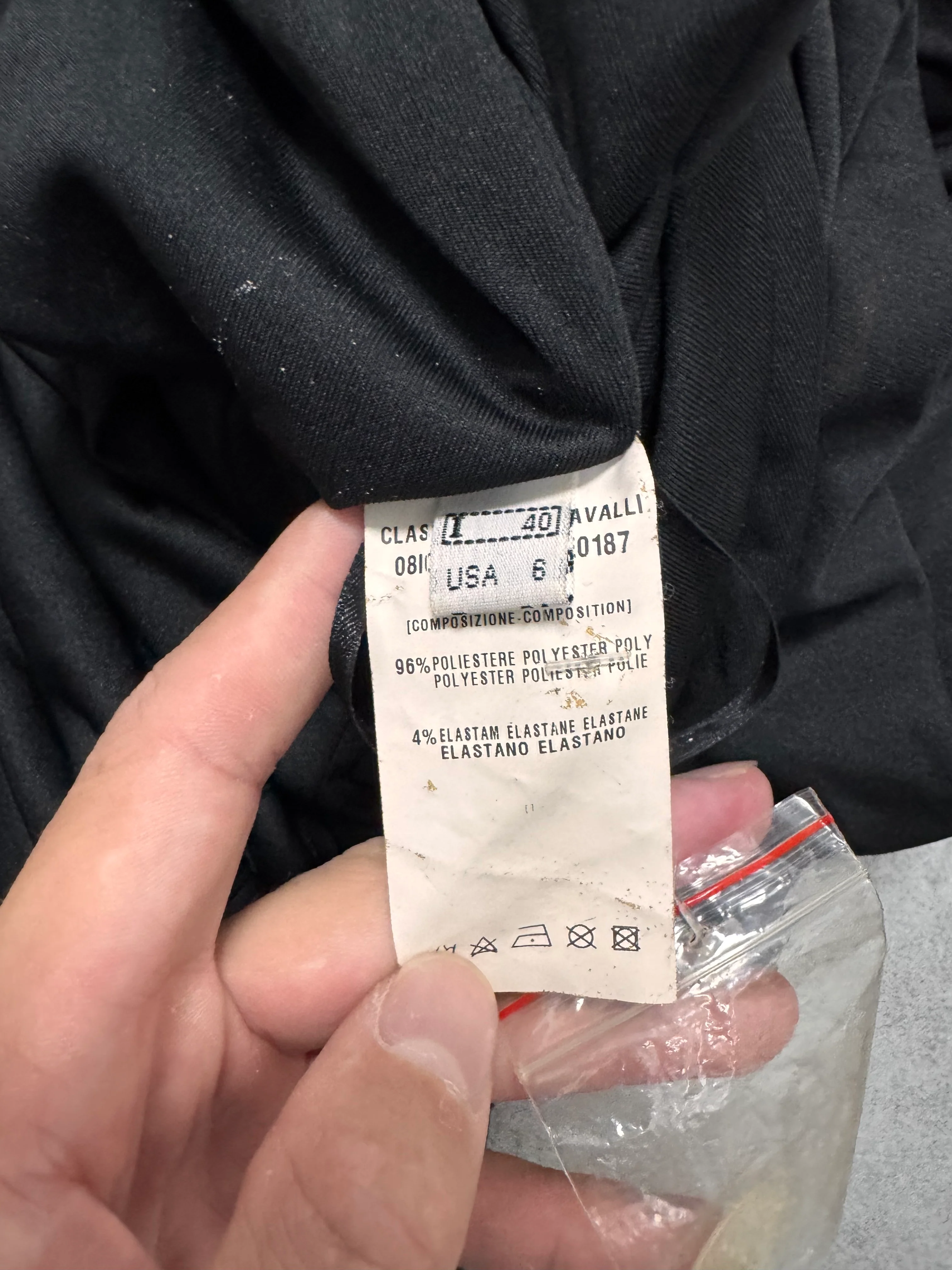 Roberto Cavalli Class Black Long Dress - Image 7