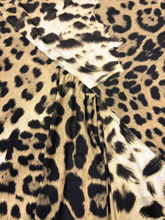 Roberto Cavalli Leopard Print Safari Dress - Image 5