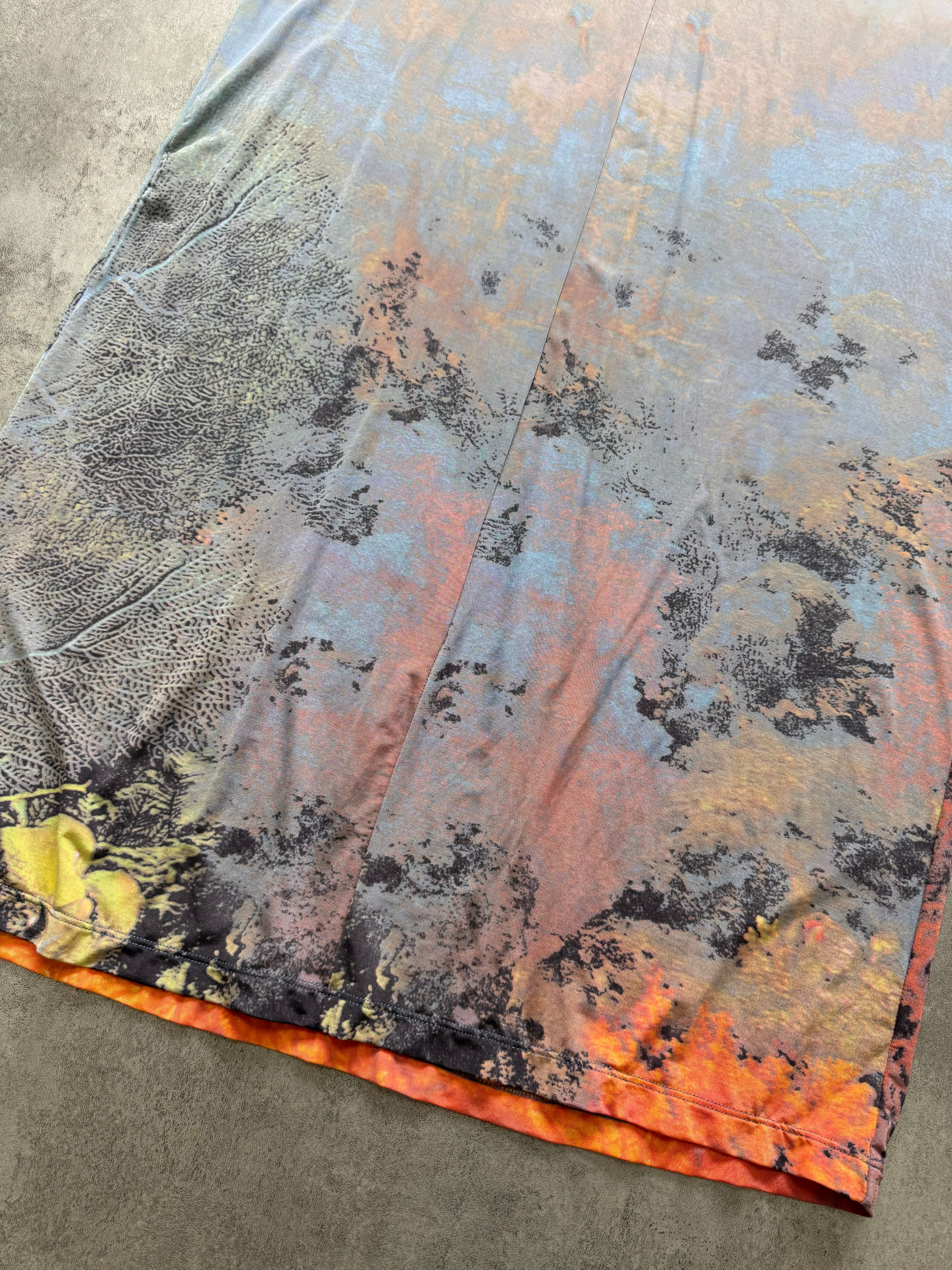 SS1998 Cavalli Renaissance Ocean Coral Dress - Image 4