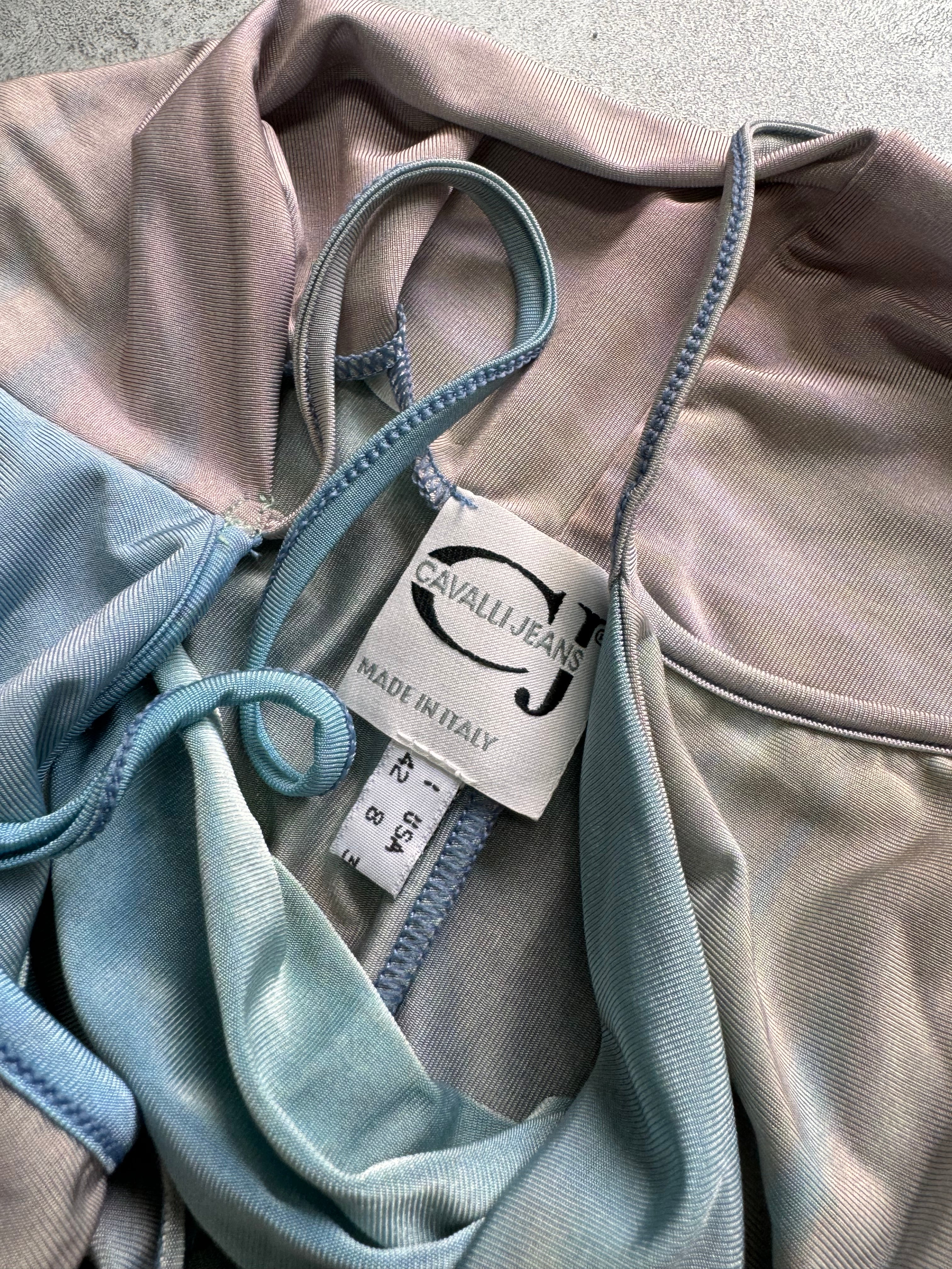 SS1998 Cavalli Renaissance Ocean Coral Dress - Image 6