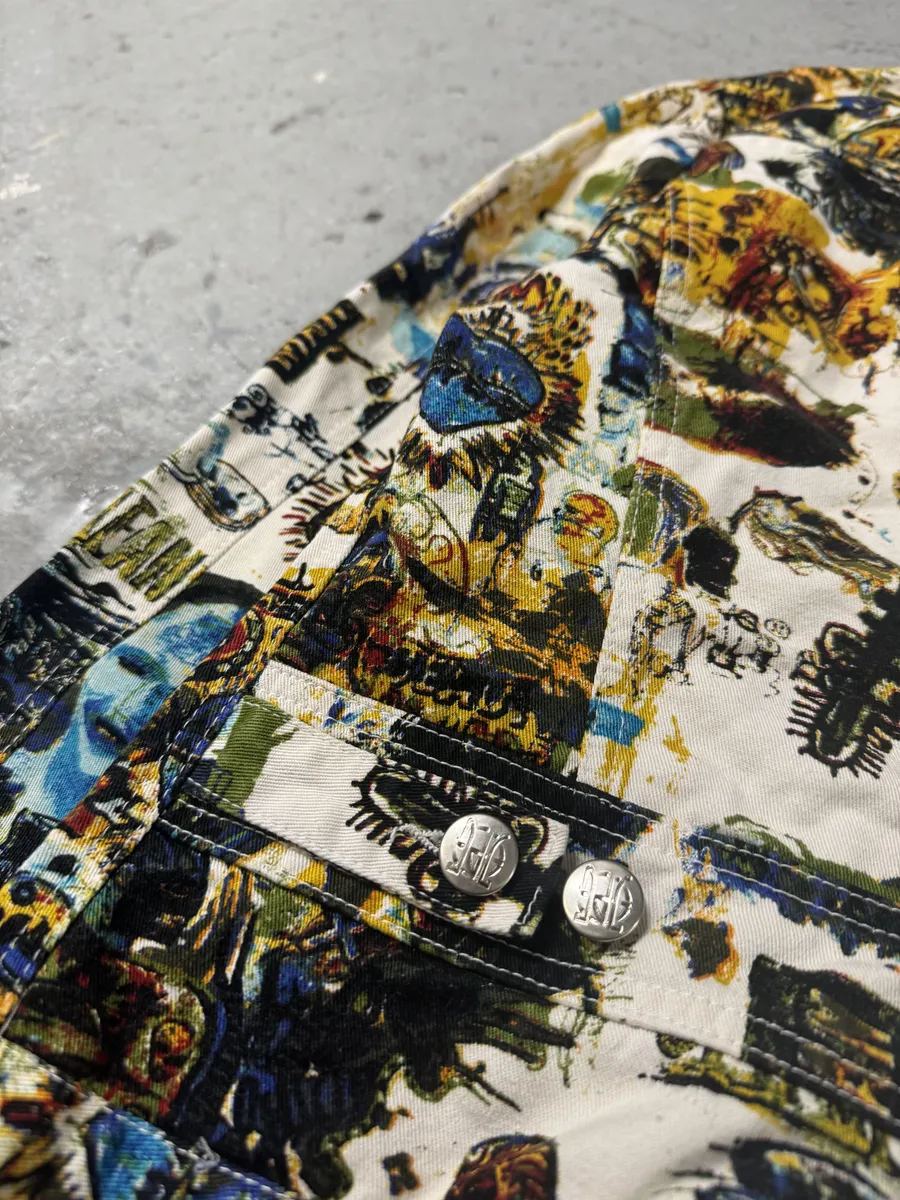 SS2000 Jean Paul Gaultier Basquiat Zip-up Coach Jacket - Image 10