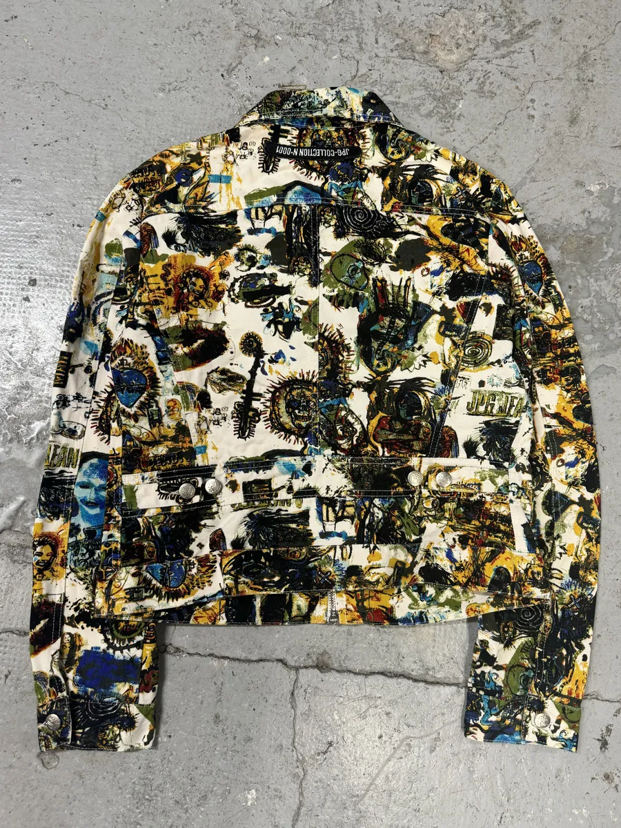 SS2000 Jean Paul Gaultier Basquiat Zip-up Coach Jacket - Image 4