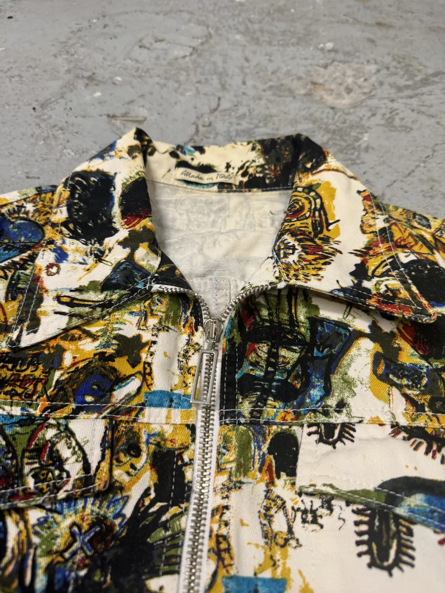 SS2000 Jean Paul Gaultier Basquiat Zip-up Coach Jacket - Image 5
