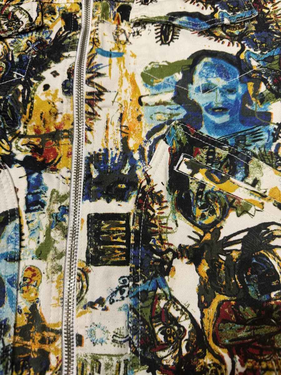 SS2000 Jean Paul Gaultier Basquiat Zip-up Coach Jacket - Image 6