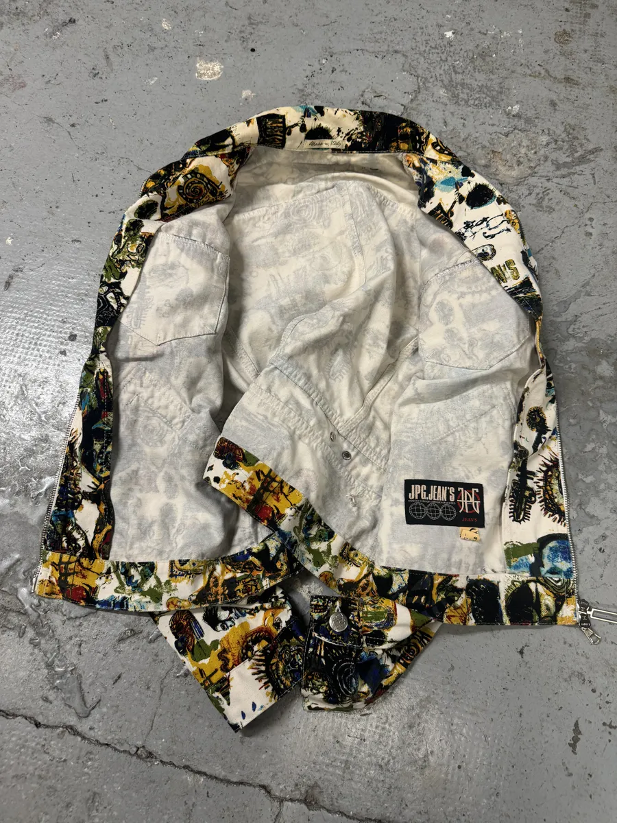 SS2000 Jean Paul Gaultier Basquiat Zip-up Coach Jacket - Image 7