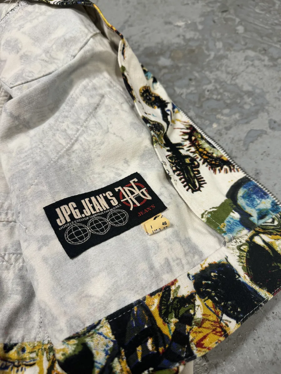SS2000 Jean Paul Gaultier Basquiat Zip-up Coach Jacket - Image 8