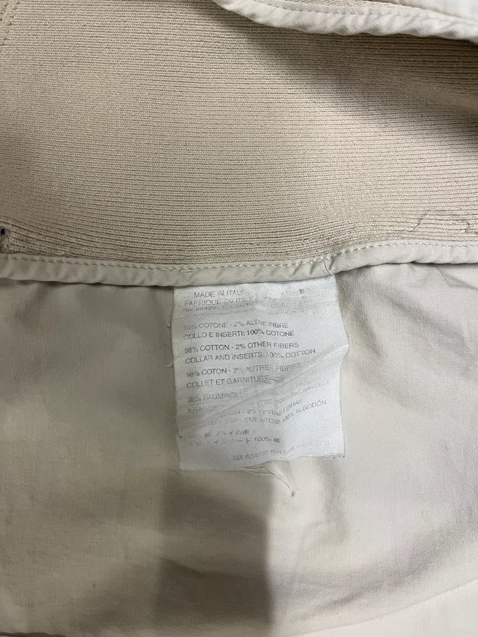 SS2002 Prada Beige Light Belted Zip-up Jacket - Image 11