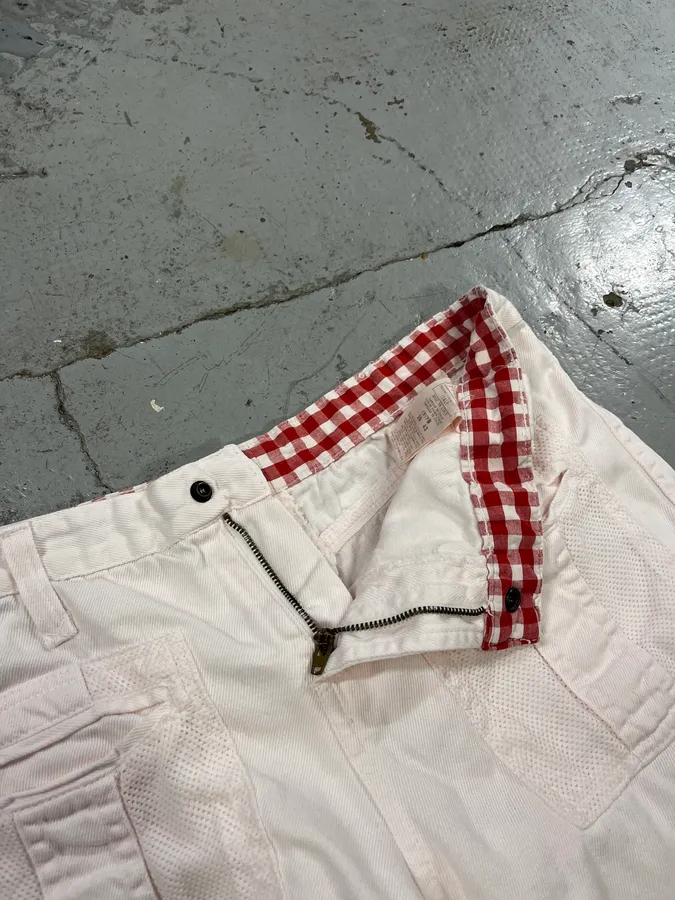 SS2003 Dolce & Gabbana Pink Multi-Pocket Cargo Pants - Image 9