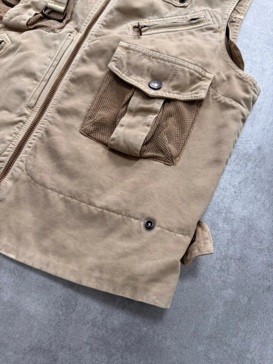 SS2003 Dolce & Gabbana Beige Cargo Combat Vest - Image 8