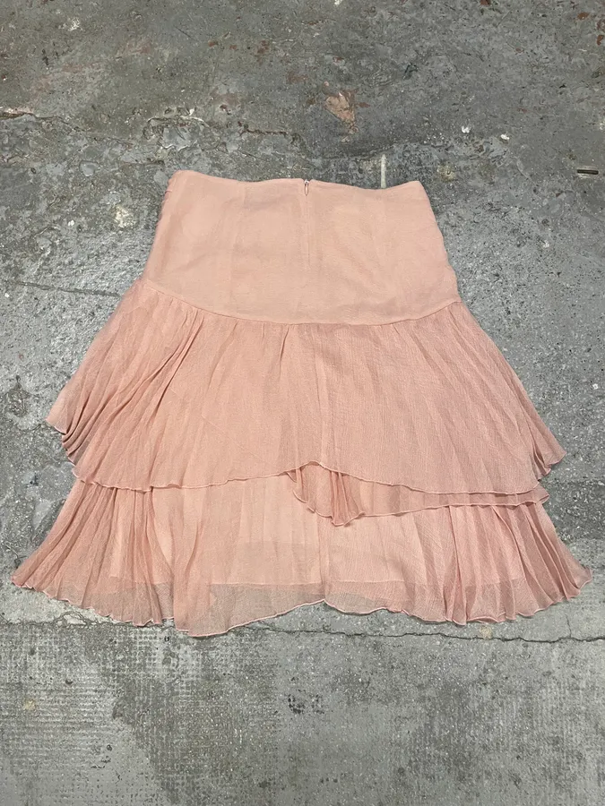 SS2006 Emporio Armani Shell Pleats Skirt - Image 3