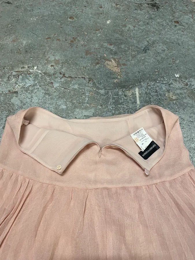 SS2006 Emporio Armani Shell Pleats Skirt - Image 5