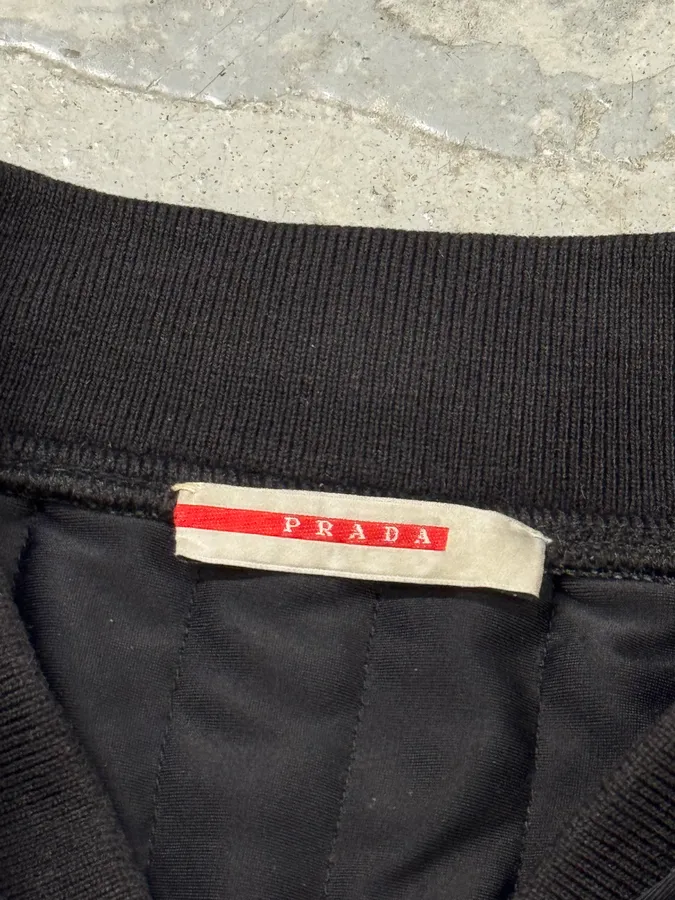 SS2008 Prada Ski Black Tech Nylon Fleece Jacket - Image 7