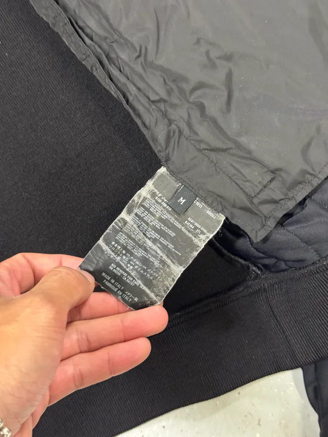 SS2008 Prada Ski Black Tech Nylon Fleece Jacket - Image 9