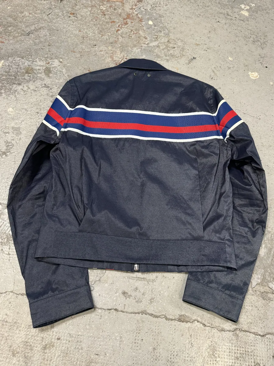 SS2016 Louis Vuitton Navy Premium Coach Jacket by Kim Jones - Image 3