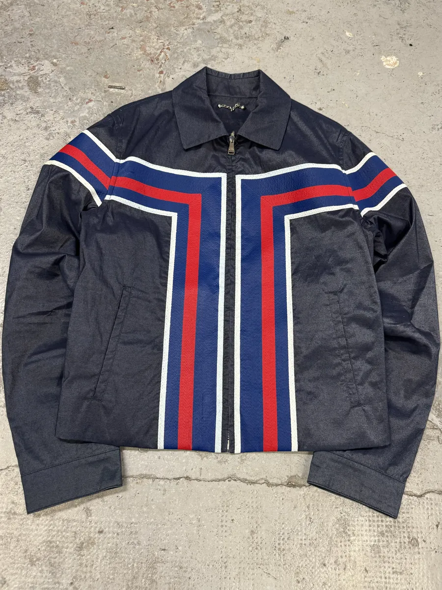 SS2016 Louis Vuitton Navy Premium Coach Jacket by Kim Jones - Image 6