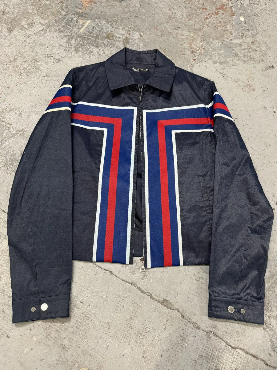 SS2016 Louis Vuitton Navy Premium Coach Jacket by Kim Jones - Image 7