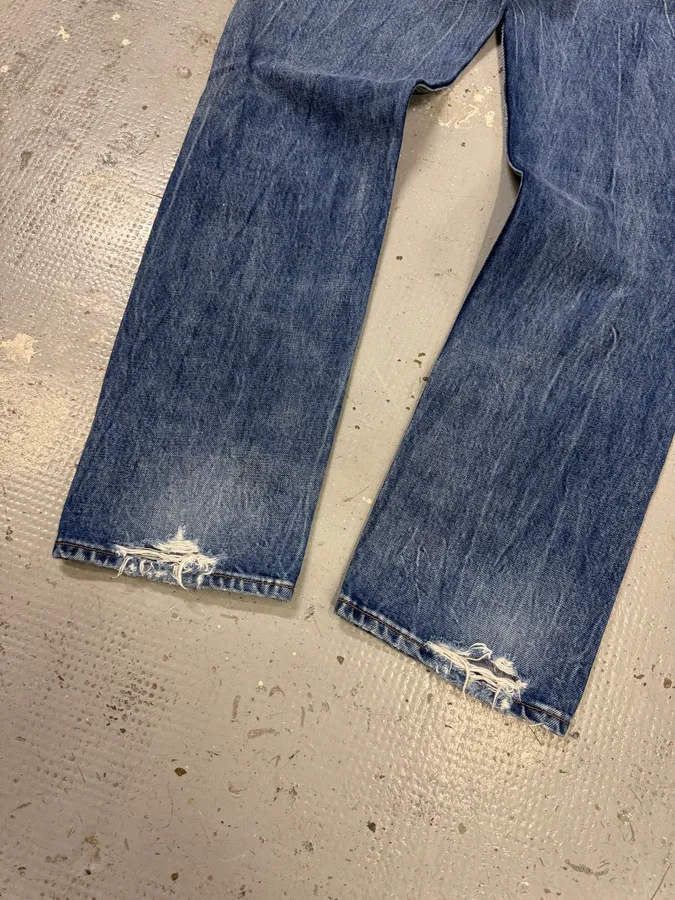 SS2017 Balenciaga Blue Denim Jeans - Image 8
