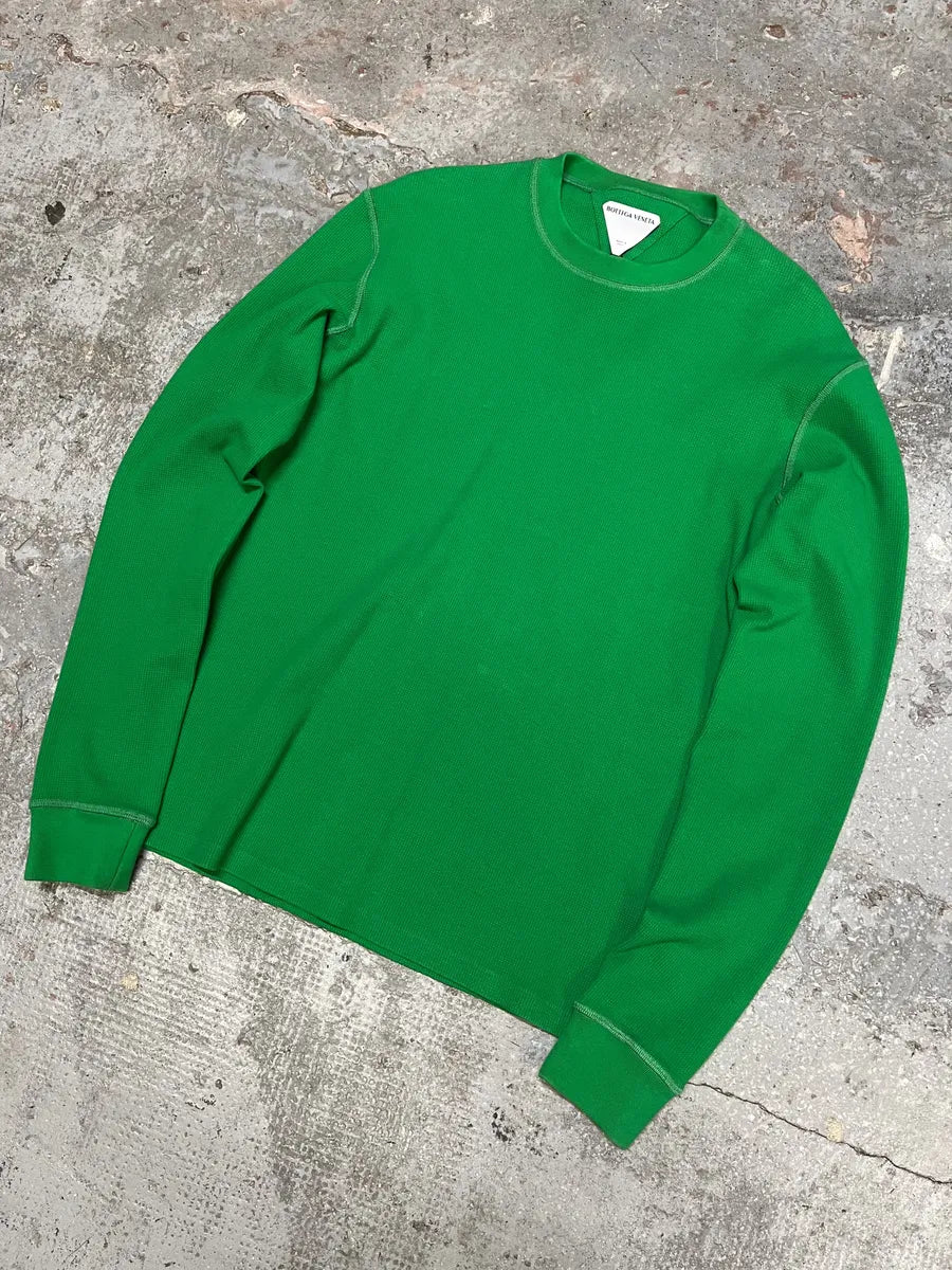 SS2021 Bottega Veneta Green Italian Sweater - Image 7