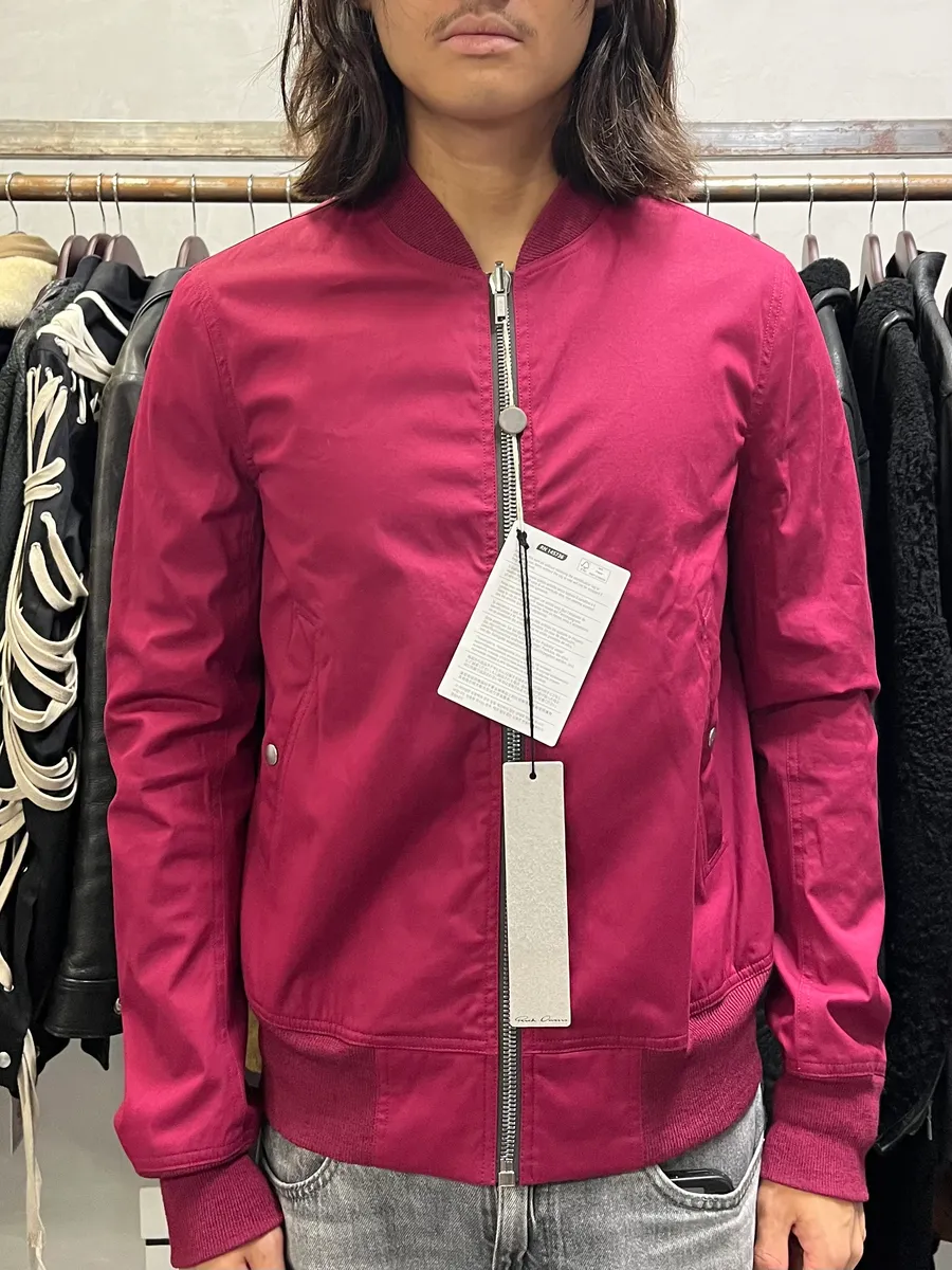 SS2023 Rick Owens Red Reversible Abstract Bomber Jacket - Image 7