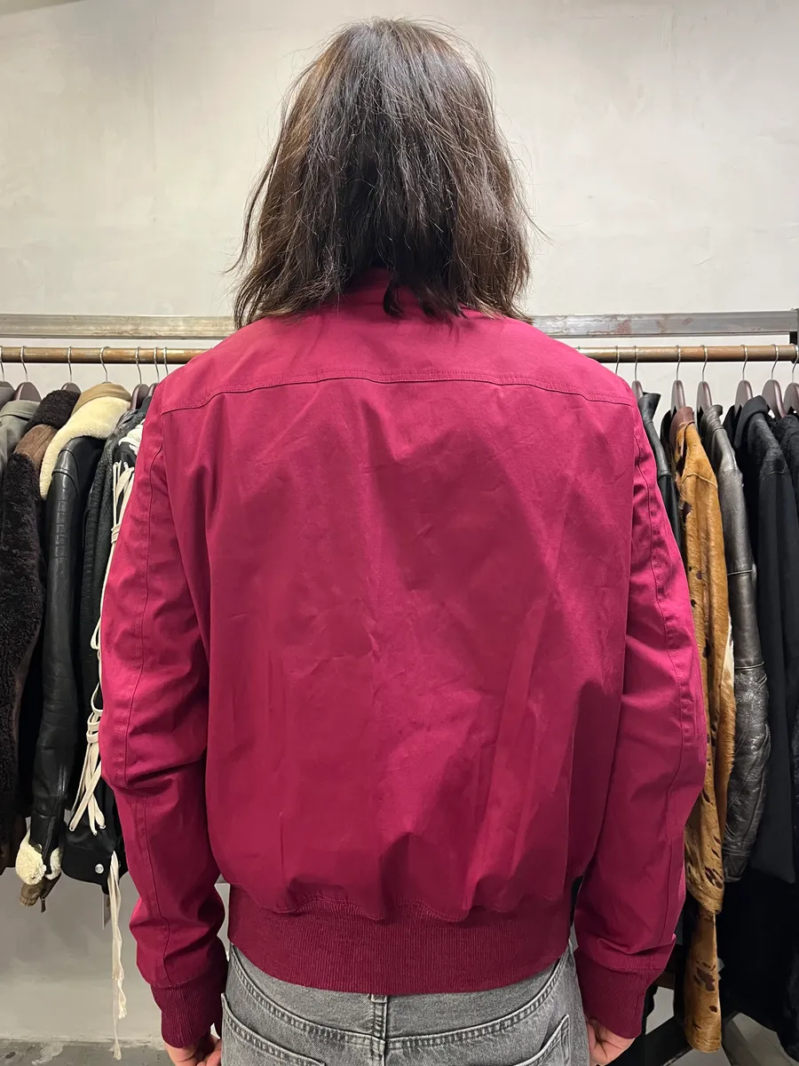 SS2023 Rick Owens Red Reversible Abstract Bomber Jacket - Image 8