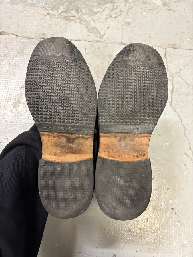 Yeezy Season 6 Black Suede Leather Chelsea Boots - Image 8