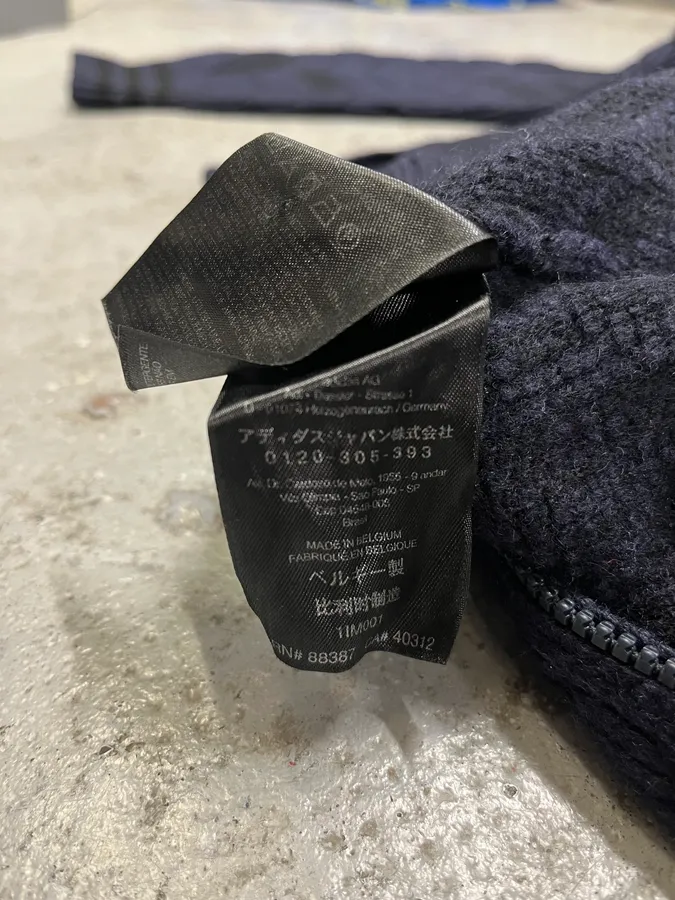 Yohji Yamamoto Y3 Navy Full Zip Cardigan - Image 9